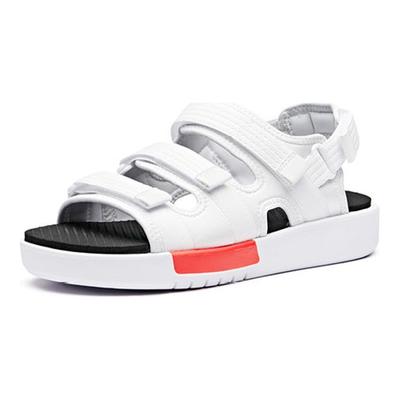 Sandales de Plage Confortables Polyvalentes Légères Chaussures pour Hommes Blanc Rouge 91926971-3
