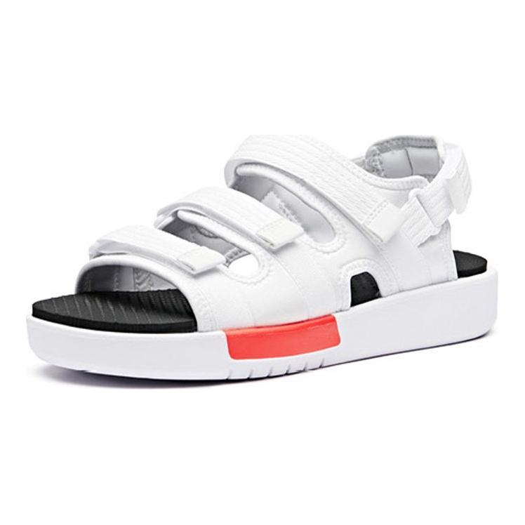Anta Wygodne Wszechstronne Lekkie Sandały Plażowe Męskie Obuwie Białe Czerwone 91926971-3