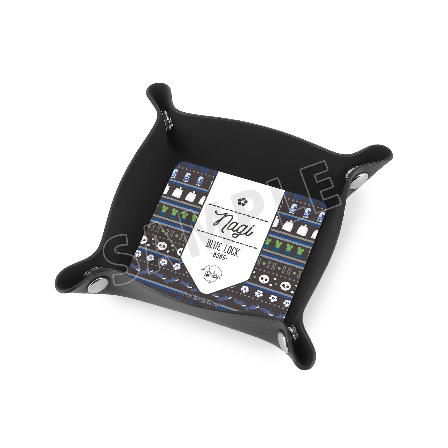 

TV anime Nagi Seishiro ar Unity motif PU leather Blue Lock multi-tray