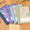 Artificial Leather Notebook Transparent Cover Notepad Soft Loose-leaf Book Student