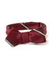 [BEAMS PLUS] Silk Wide Regimental Tie Bow Tie for Men, Wine Free, 38440090107