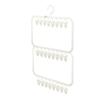 Modern Minimalist Plastic Baby Clothes Hanger With Clips For Home Wardrobe Storage