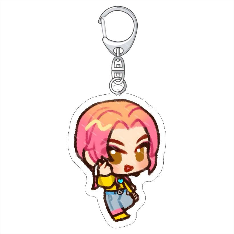 

K-Pop Demon Hunter Squad Acrylic Keychain 60mm Double-sided HD