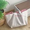 Reversible Red & White Gingham Tote Bag for Women Large Capacity, Lightweight, with Fixed Shoulder Straps, Perfect for Everyday Use, Shopping,Handbag