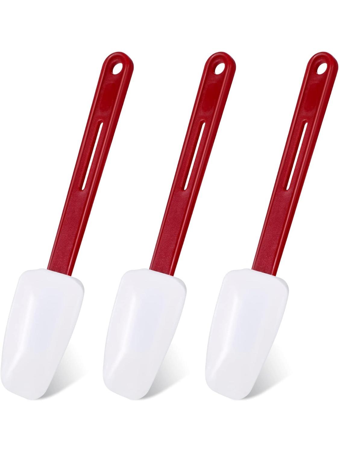 3PCS Silicone Spatula Heat-resistant, Heavy-duty Rubber Spatula Silicone Commercial, Kitchen Small Tool Silicone Spatula