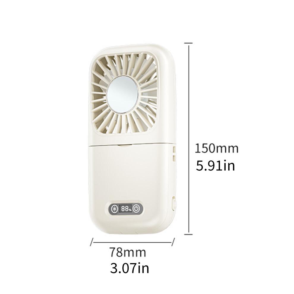 Mini Handheld Fan with 100 Adjustable Speed Quiet USB-Purple