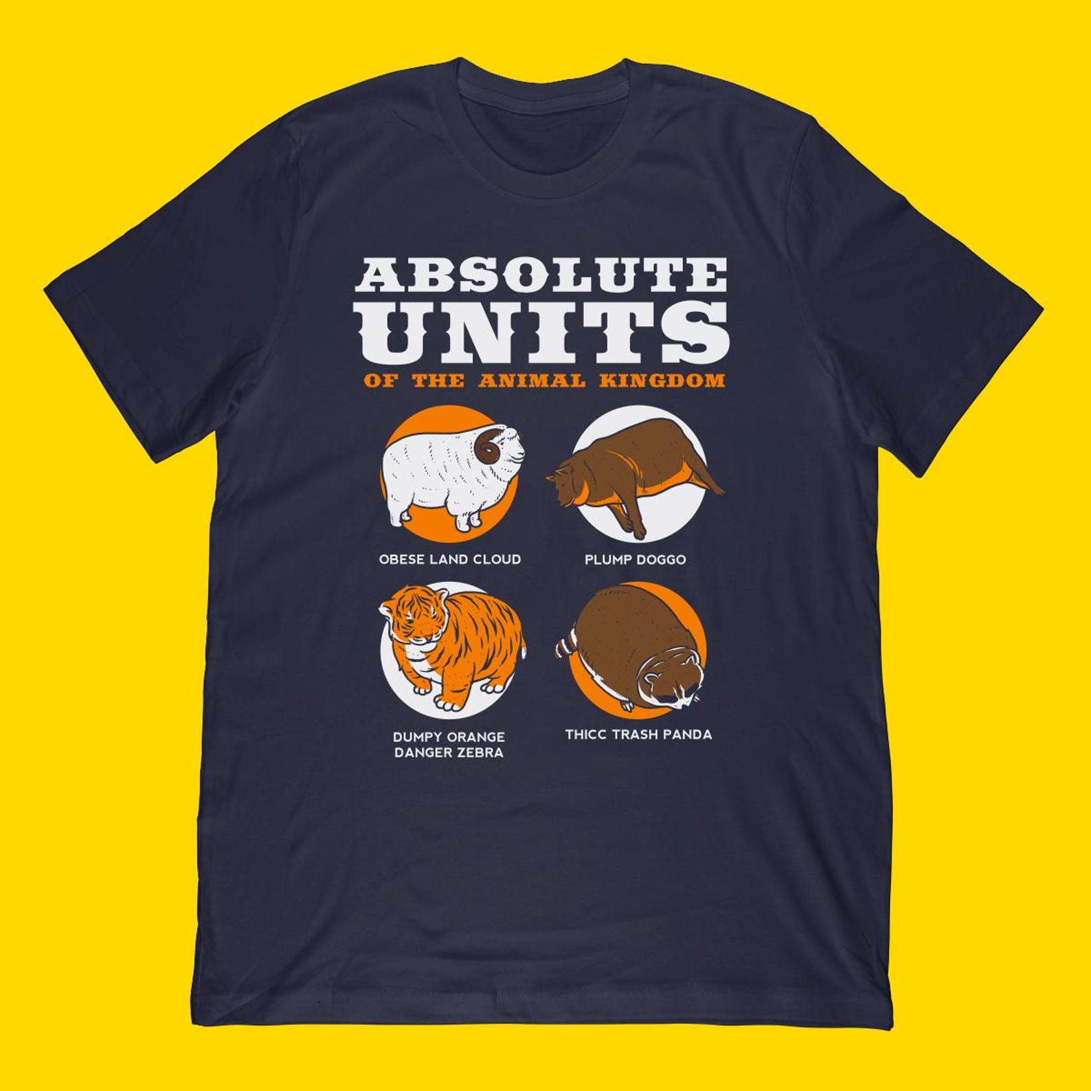 Absolute Units Animal Kingdom T-Shirt | Funny Meme Design M