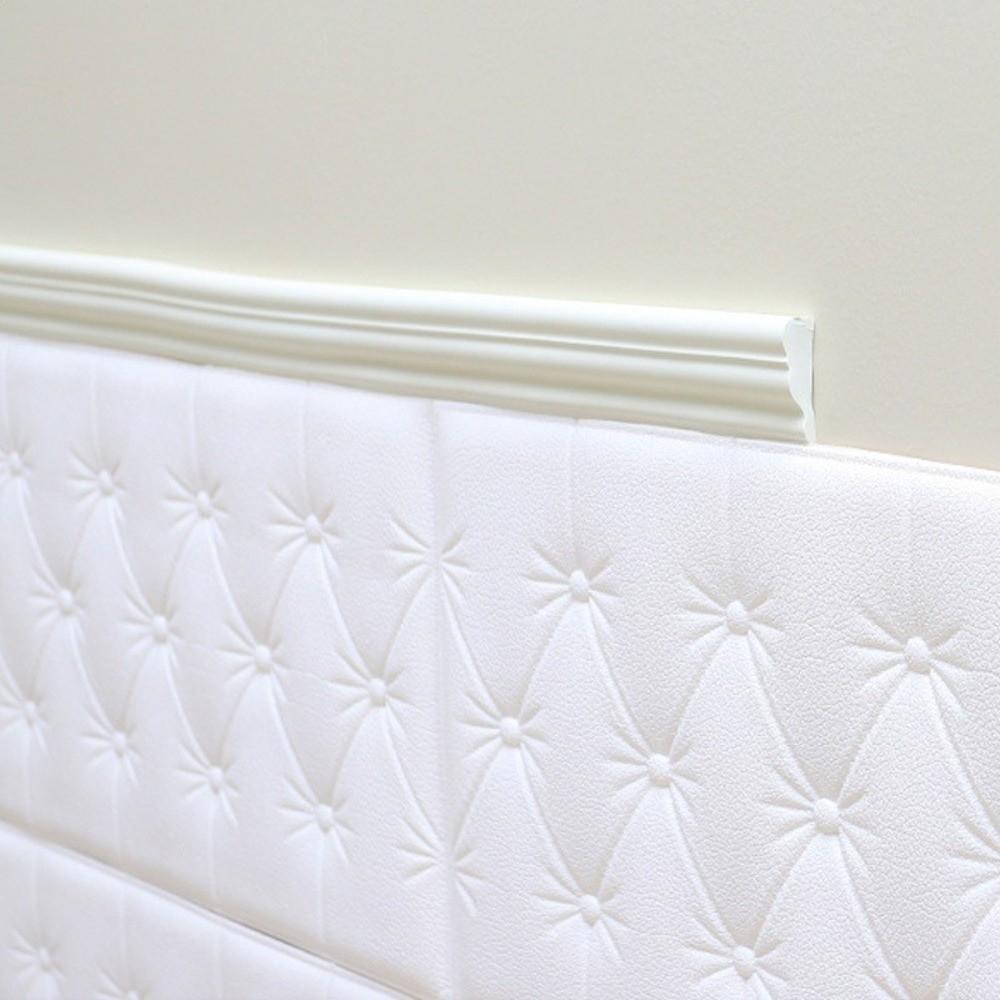 Self-Adhesive 3D Wall Sticker Waterproof Molding Line Tape New Skirting Line  Home Decor