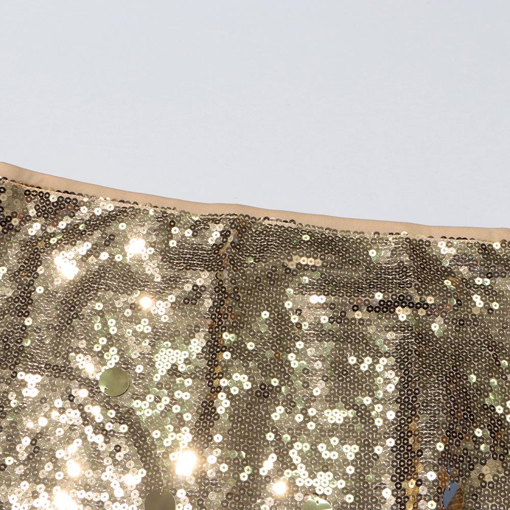 2026 Spring Luxury Sequin Patchwork A-line Evening Gown for Women