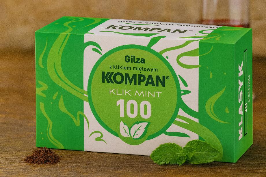 Gilzy Papierosowe Kompan Klik Mint 100Szt X  6