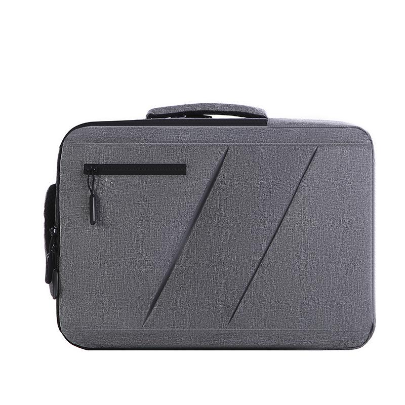 Men's business computer backpack, laptop bag, travel new USB rechargeable backpack.