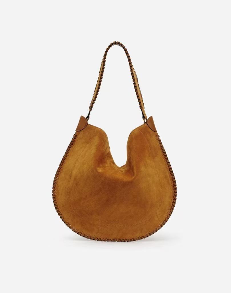 

High-quality Rope Bag Suede and Suede First-layer Cowhide Shoulder Women s Bag Autumn Winter New Large-capacity Casual Versatile 36 42 6