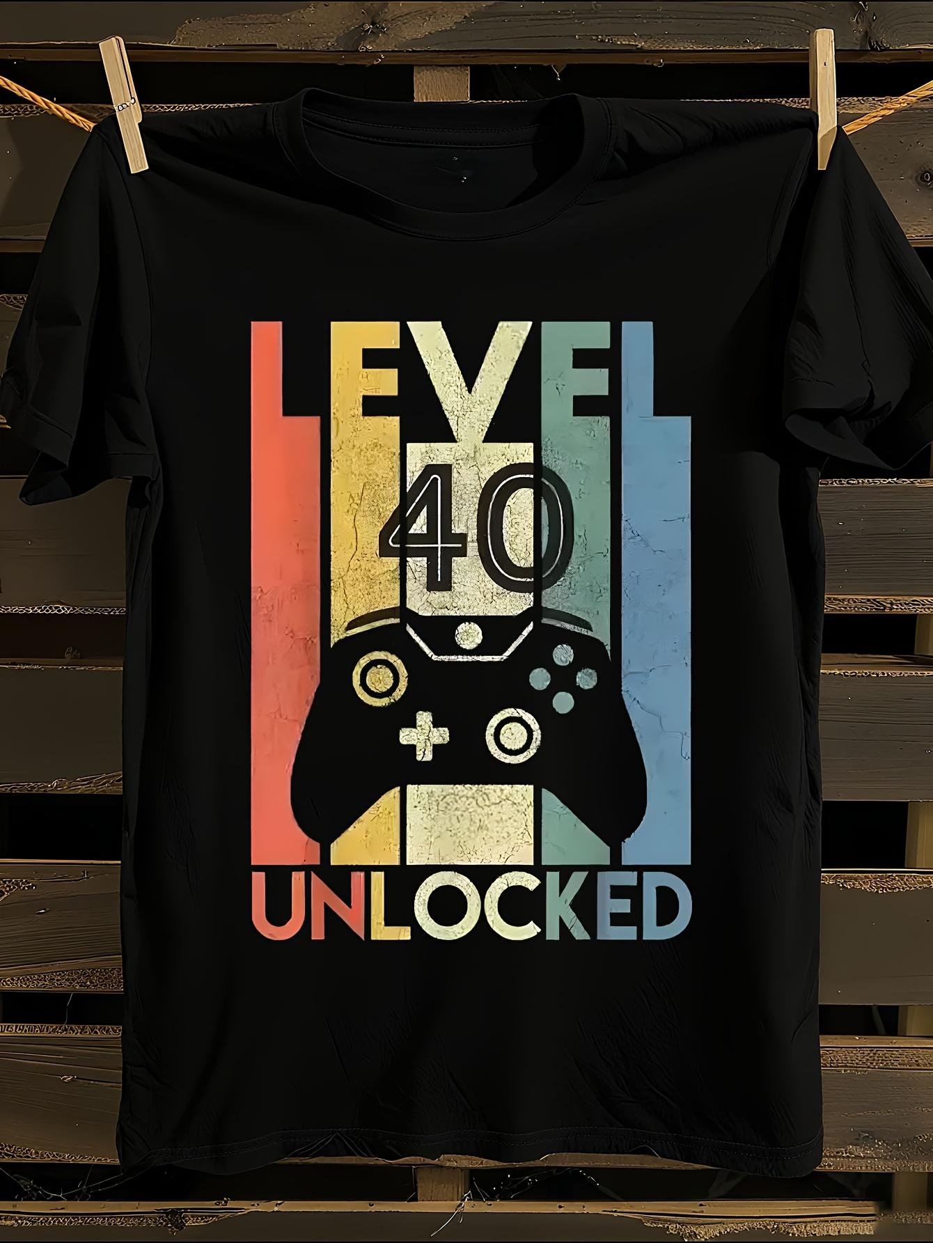 Funny 40th Birthday Gamer Tshirt S
