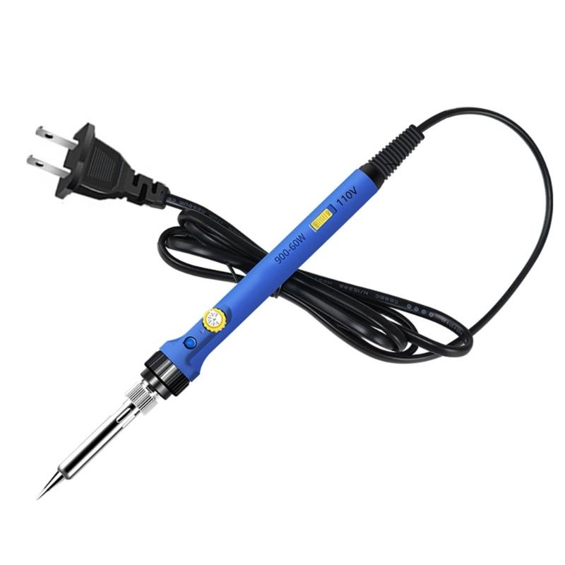 Soldering Iron Kits 60W 110V Upgraded Digital Electric Soldering Kits 200-480℃ Adjustable Temperature Welding Tool
