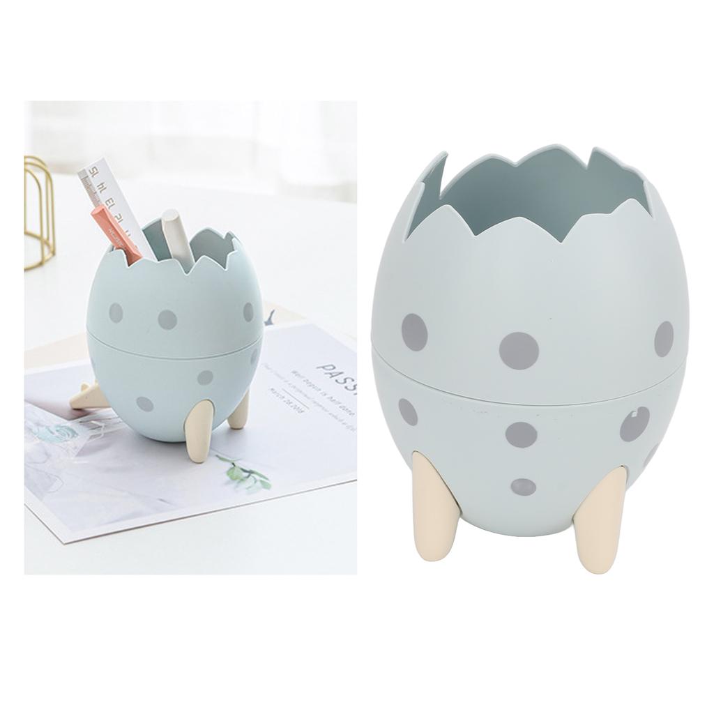 Dinosaurier-Ei-Stifthalter Platzsparendes Öffnungsdesign Abnehmbare Struktur PP Dinosaurier-Ei-Form Aufbewahrungsbox für Zuhause