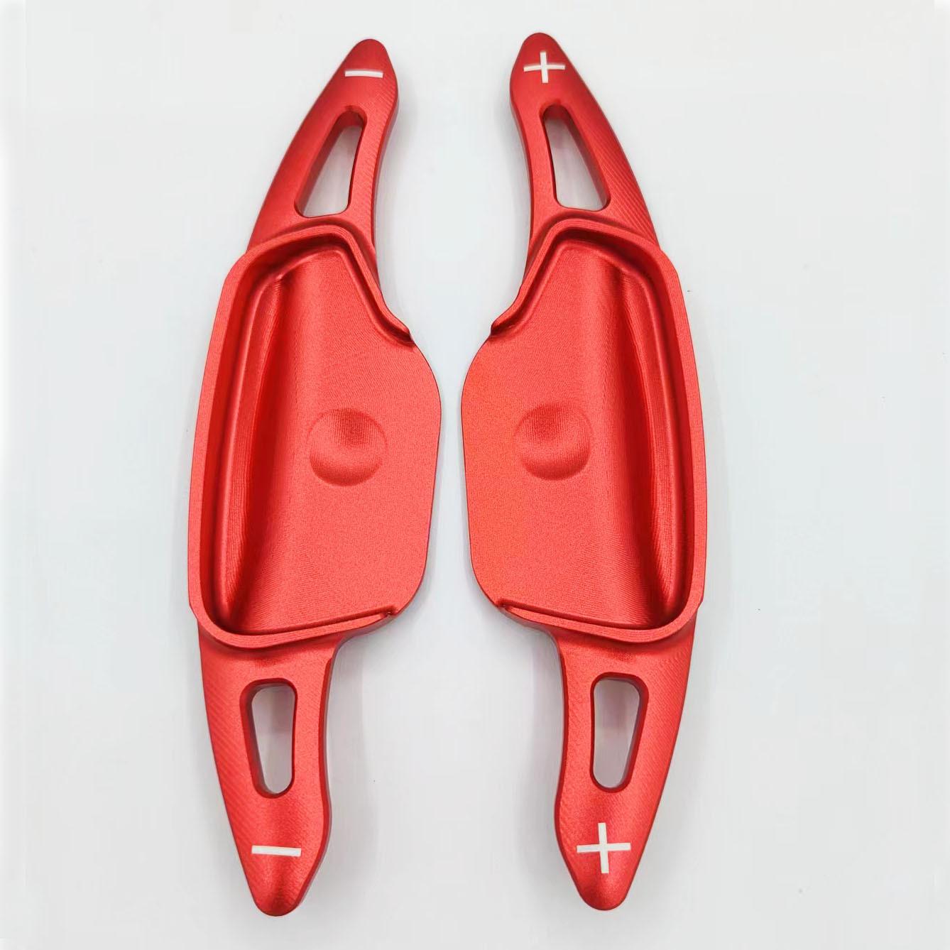 

For Kia Sorento MQ4 Forte 2020 2021 2022 2023 Steering Wheel Paddle Shift Accessories Paddle Shifter Extension Aluminum Alloy a-red