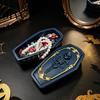 Creative Skull Relief Box Gothic Casket Jewelry Box, Resin Spooky Storage Figurine for Desktop Sundries Organizer Rings, Halloween Dark Tabletop