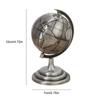 Luxury Office Decor Ornaments Vintage World Globe Metal Decorative Crafts Modern Home Living Room Study Desk Decorations