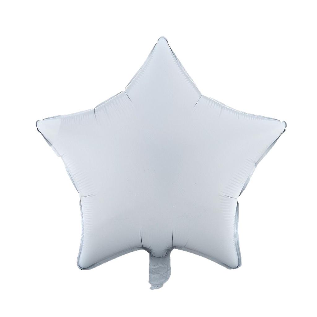 18-calowy balon w jednolitym kolorze w kształcie brzoskwiniowego serca i pentagramu, dekoracja na przyjęcie urodzinowe, ślubne, gwiazda, folia aluminiowa, gaz