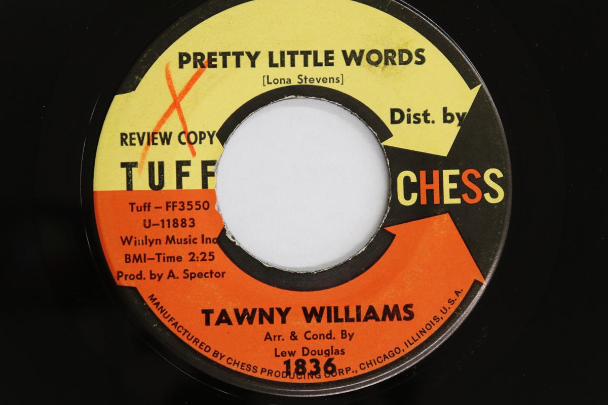 

7inch Record TAWNY WILLIAMS - Pretty Little Words / You Lost Me 1836PROMO TUFF 1962 US Soul/Funk Used