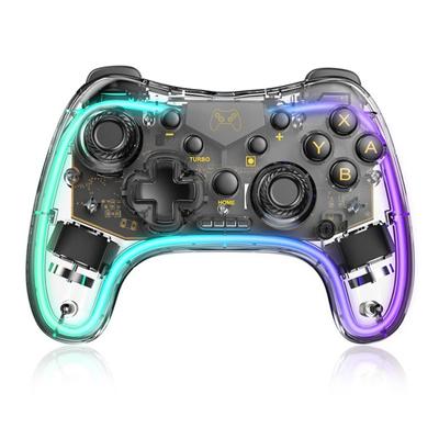 Ovladač Switch / Switch Pro kompatibilní se Switch / OLED / Lite, spínač Pro Controller s LED světly, 6 gyroskopickými osami, turbo a duální vibrací