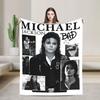 Super Star Michael Jackson Blanket Velvet Autumn/Winter  Multi-function Super Soft Throw Blankets for Bedding Car Bedspreads