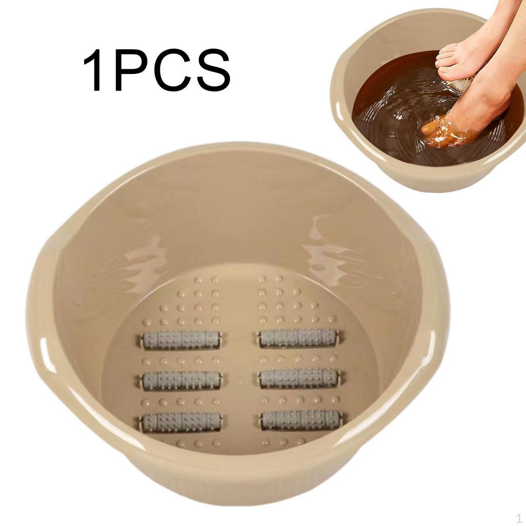 Foot Bath Container with Massage Dots for Relaxation In Dormitory