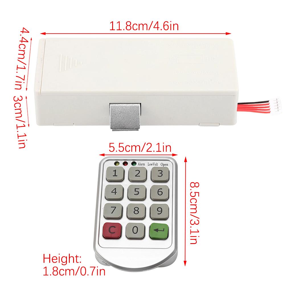 Intelligent Cabinet Lock Dual Modes Keyless Cabinet Locks For Drawer Cabinets