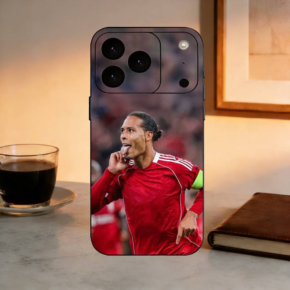 V-Virgil van D-Dijk FOOTBALL 4  Phone Case Silicone Soft For IPhone 17 16 15 14 13 12 11 X XR Plus Pro Max Plus