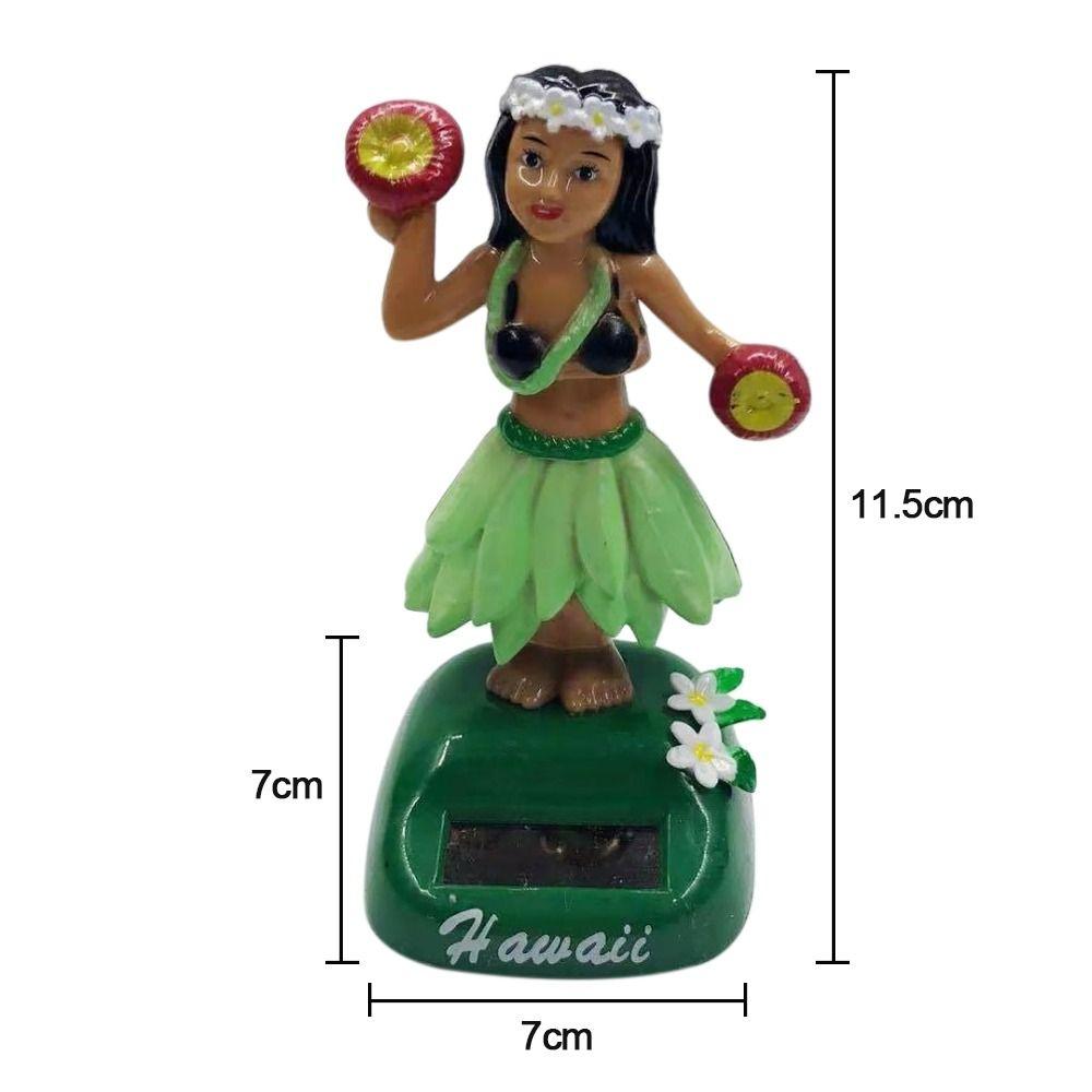 Model Hawaiian Girl Toys Solární Dekor palubní desky auta Nový Hula Girl Swinging Car Decor