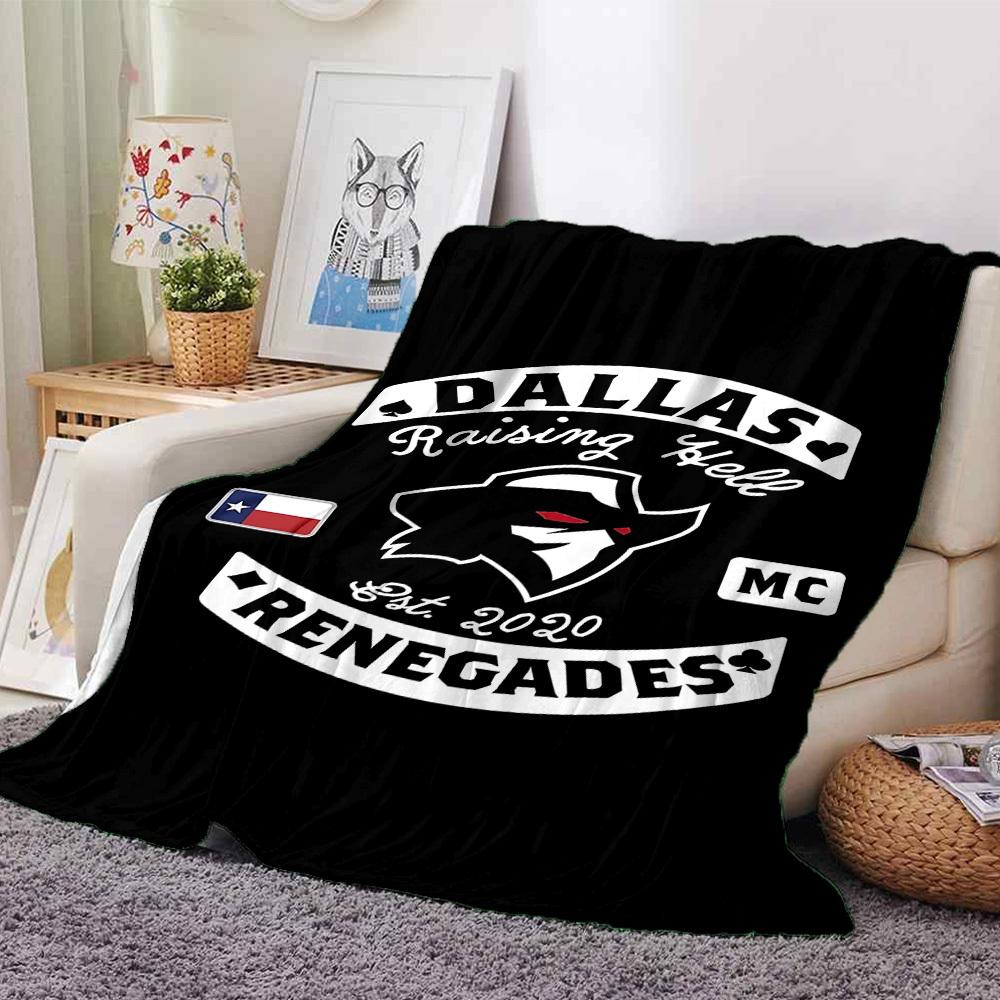

1pc Dallas Renegades Soft Warm Throw for Home, Office, Trave, All-Season Cozy Bedding Gift, Office Cozy Accessory1082 80cmx120cm(31inx47in)