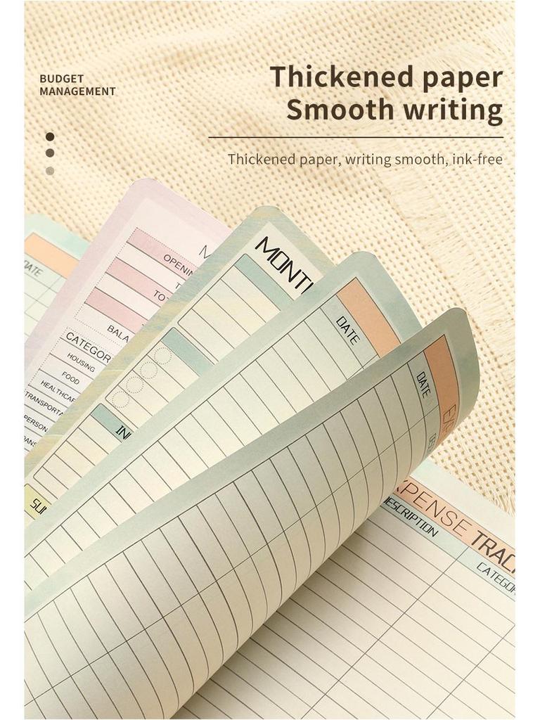 Undated Budget Book: Expense Tracker, Bill Manager & Financial Planner