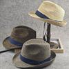 New Natural Raffia Jazz Sun Hats for Woman and Man Foldable Straw Woven Panama Straw Hat Summer Sun Protection Beach Hat 56-58cm