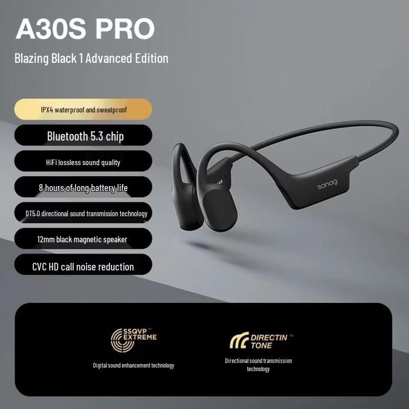 Sanag A30S PRO Open-Ear Botgeleiding Sport Headset