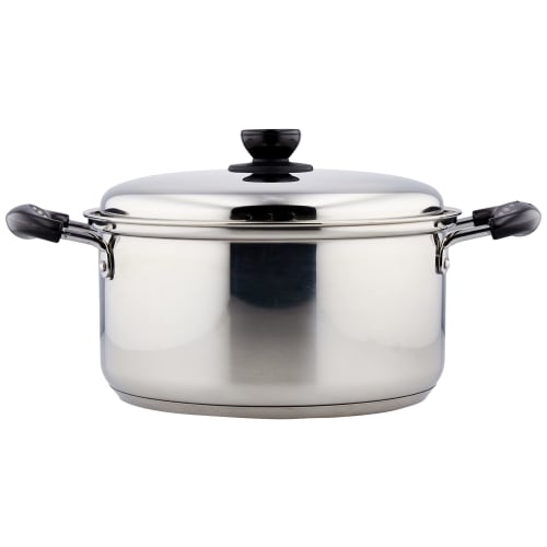 Pearl Metal 22cm Double-Handled Pot with Triple Bottom, Gratia HB-5106