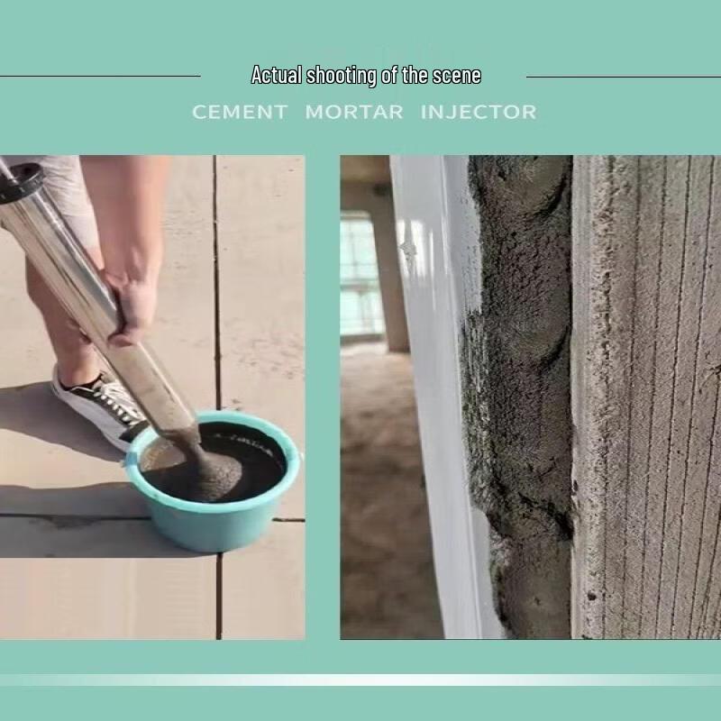 Flat Mouth Cement Mortar Grouting Gun
