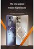Magnetic Frosted Glass Phone Case for Samsung S25 Ultra: Skin-Feel, Full Lens Coverage, Drop-Proof, Anti-Slip