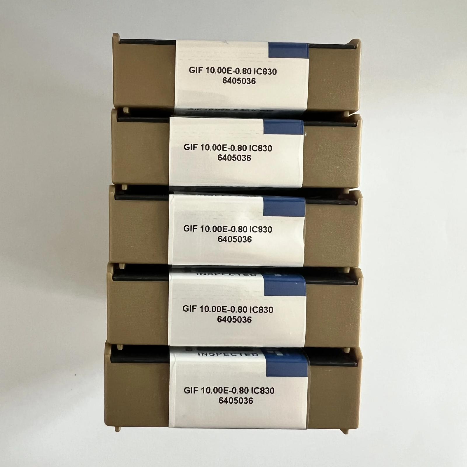

GIF10.00E-0.80 IC830 Industrial indexable carbide inserts 10 Pcs