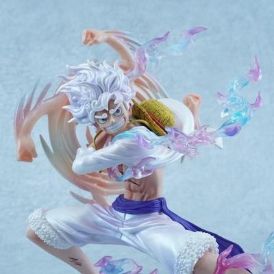 Lovely One Piece Luffy Swinging Punch - Nika Luffy One Piece Model Figure Trendy Collectible Statue High Quality