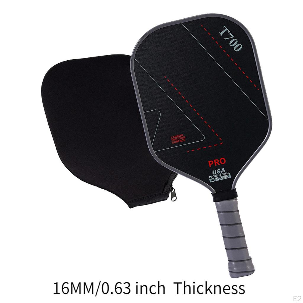 Carbon Fiber Pickleball Racket for Indoor and Outdoor Tournament Accessories Style A