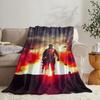 B-battlefield 6 Weiche Flanelldecke Sommerdecke Leichte Gemütliche Nickerchen-Decke für Sofa Bett Reise