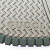 Makellose GUCCI Sneaker Interlocking G High-Top Weiß Khaki Leder Damen 36.5 Gebraucht