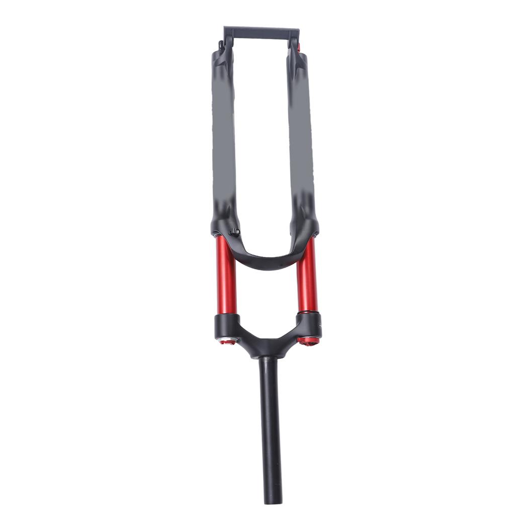 29in MTB Front Suspension Fork Red Double Air Chamber Suspension Straight Steerer Manual Lockout Aluminium Alloy Bike