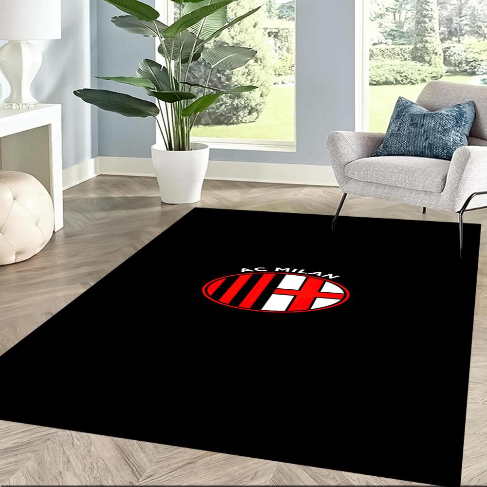 Ac Milan Floor Rug Office Rug Suitable For Hallway Foyer Kitchen Dining Room Antislip Carpet Anime Office Decor
