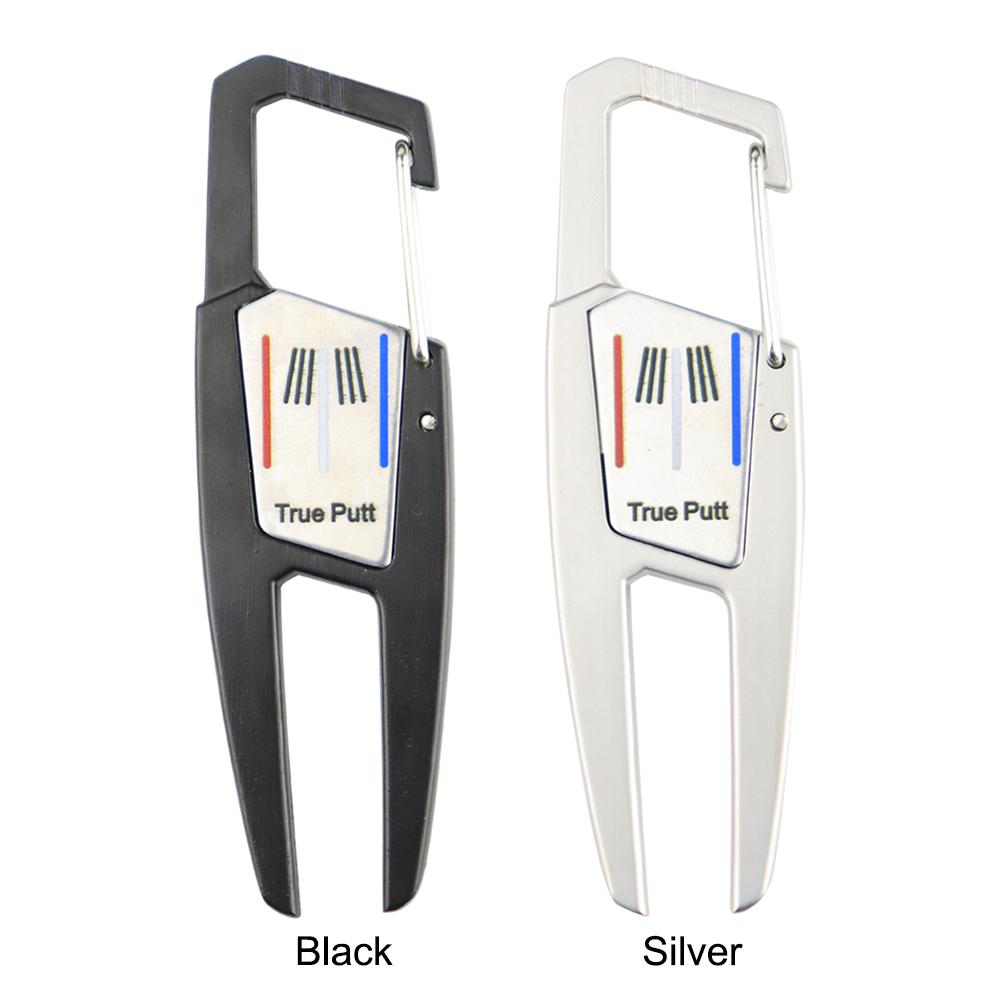 Outdoor Golf Divot Repair Tool Training Aid Golf Pitchfork Zinc Alloy Golf Putting Green Multifunctional Golf Sports Accessories