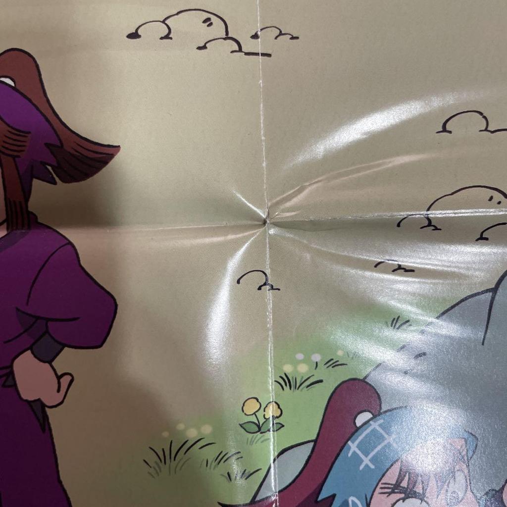 [USED] Nintama Rantaro Animation Book Nintama Ninpocho Tokumori! Poster Original Art Collection