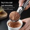 Stainless Steel Ice Cream Scoop Set