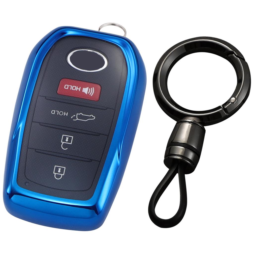 Key Fob Cover Case Compatible with 2025 2024 Toyota Sienna Highlander Corolla Crown Venza RAV4 Tacoma Fortuner Land Cruiser