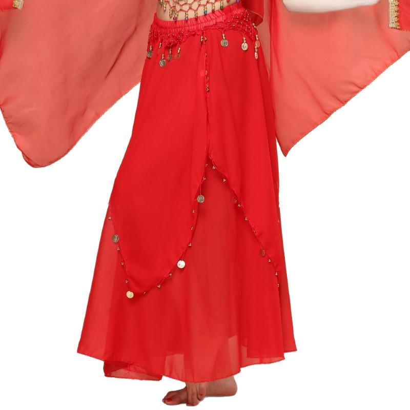 Břišní tanec Šifonová swingová sukně - Indický tanec Tréninkový a vystupovací kostým