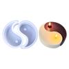 3D-Candle Mold Tai Chi Yin Yang Candle Silicone Mold Handmade Soap Mold DIY Fondant Candy Mold Chocolate Decorating Tool